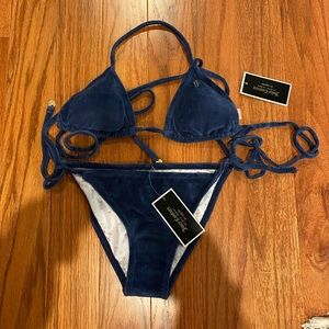 Juicy Couture suede bikini